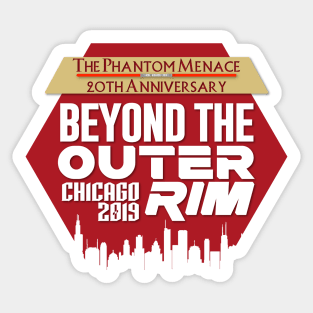 Beyond the Outer Rim - SWCC 2019 Sticker